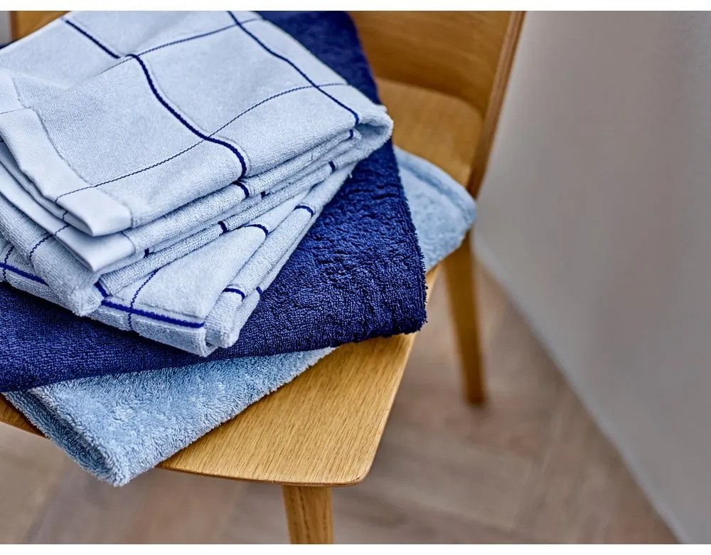Ciemnoniebieski bawełniany ręcznik frotte 50x100 cm Comfort – Södahl