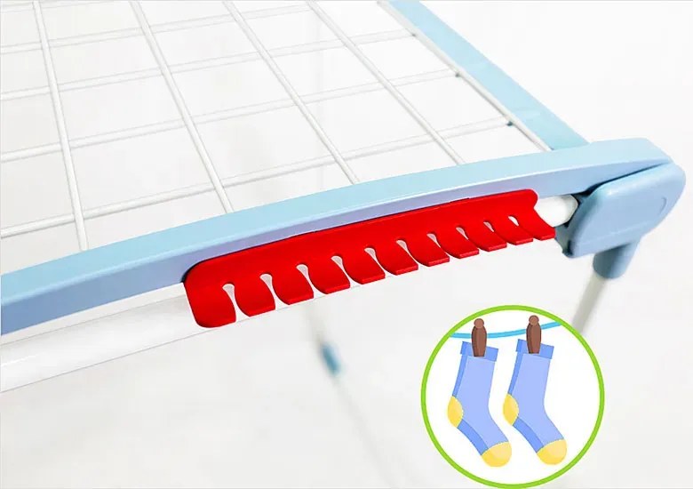 Stojąca niebieska suszarka na pranie A5-H86