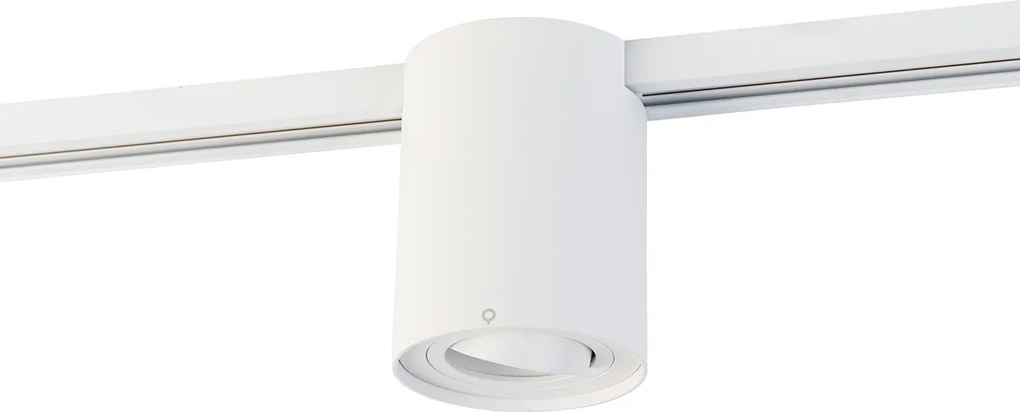 Nowoczesny reflektor szynowy jednofazowy biały - Rondoo Up