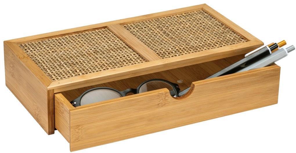 Szufladka na kosmetyki ALLEGRE BAMBOO, 28 x 6 x 14 cm, WENKO