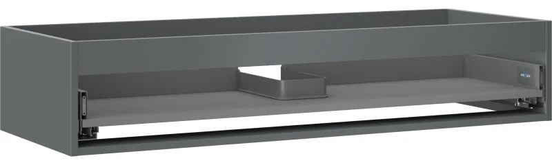 Mexen Box-A korpus szafki podumywalkowej 120 cm, 1 szuflada, grafit mat - 91AX0-1200-235-1-66