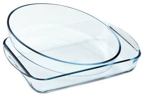 Zestaw szklanych naczyń żaroodpornych Pyrex, 2szt., 2,7 l + 2,2 l