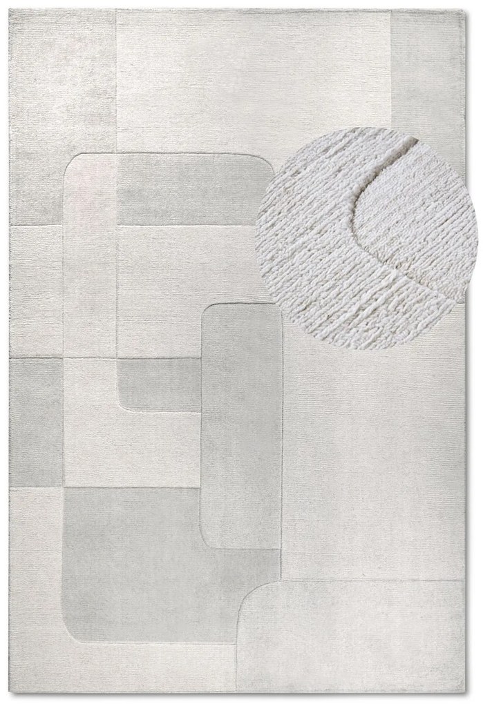 Dywan wełniany Villeroy &amp; Boch Charlotte kremowy 120 cm x 170 cm