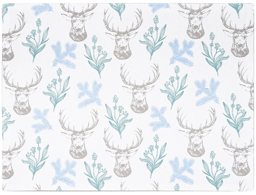 Korzystny zestaw świątecznych podkładek Jelen, 33 x 45 cm, 4 sztuki