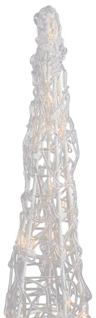 Choinka przezroczysta 60 cm z LED IP44 - Coni