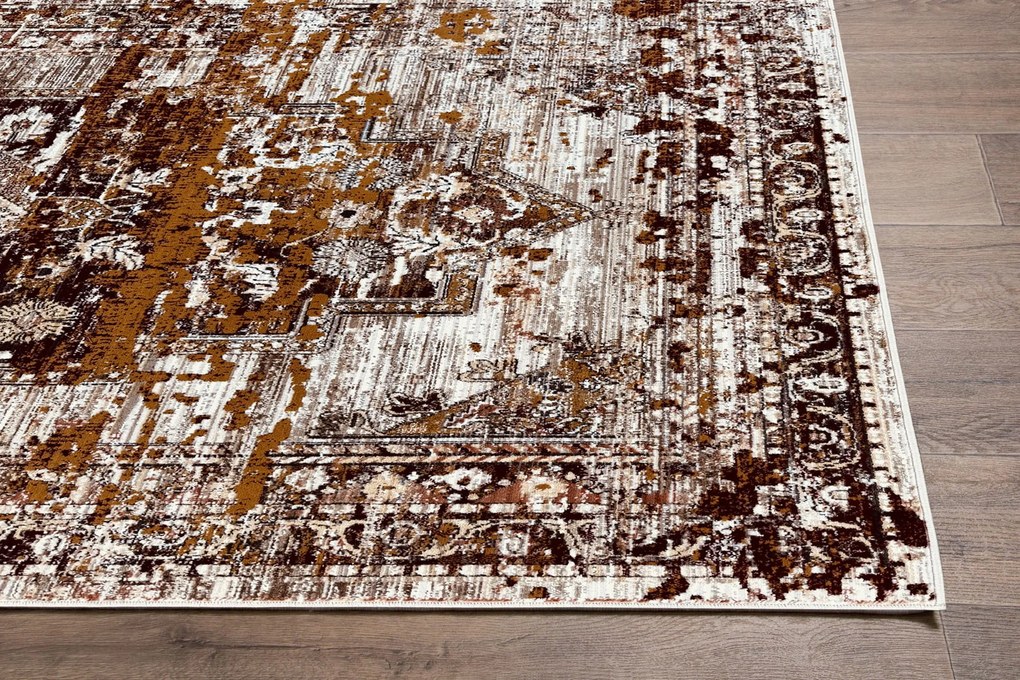 Dywan vintage Vivaldi klasyka brązowy 140 cm x 190 cm