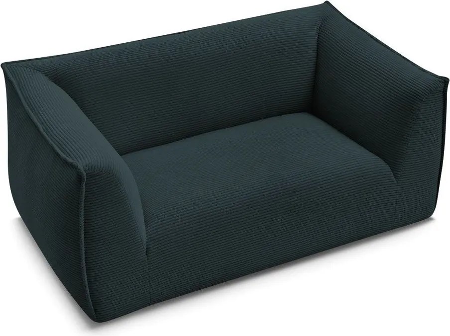 Ciemnoniebieska sztruksowa sofa 170 cm Giorgia – Bobochic Paris