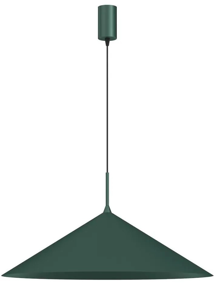 Lampa wisząca na przewodzie CAPITAL 1xGX53/15W/230V śr. 60 cm zielona
