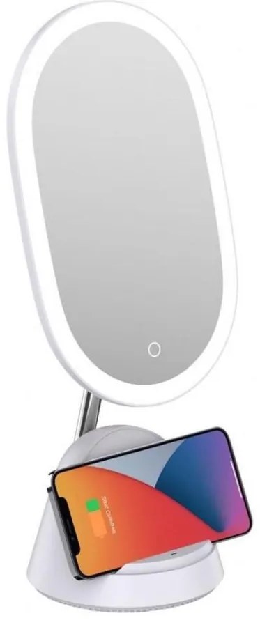 Immax 08970L - LED lusterko ściemnialne z ładowaniem bezprzewodowym LED/18W/230V