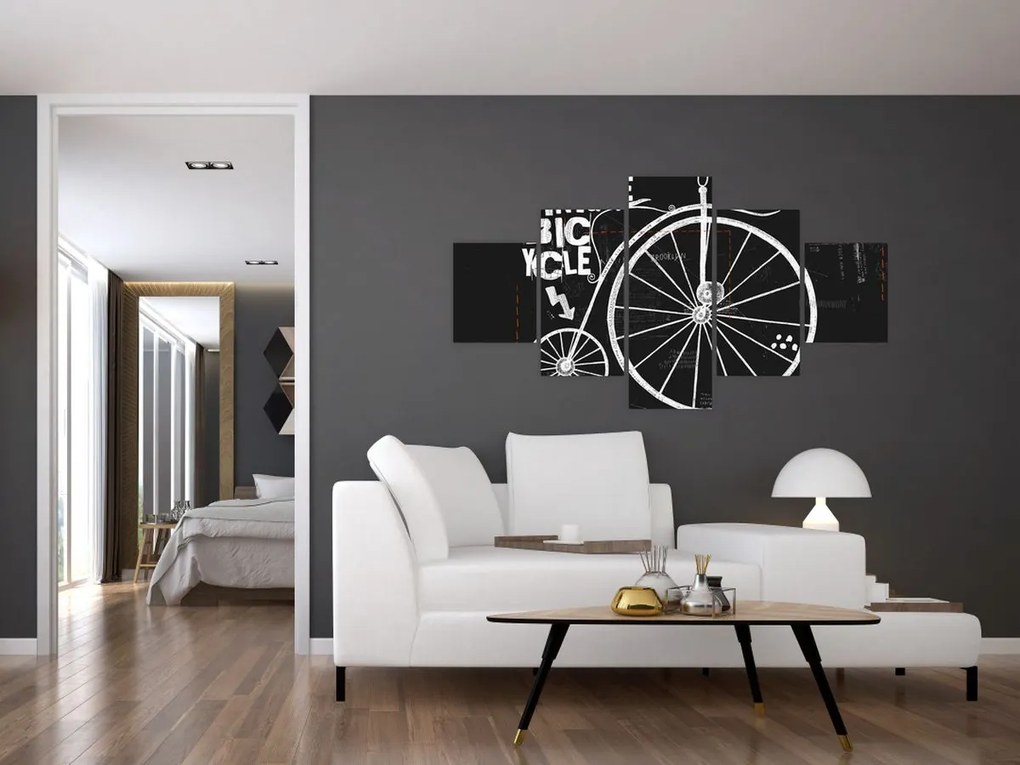 Obraz - Welocyped (125x70 cm)
