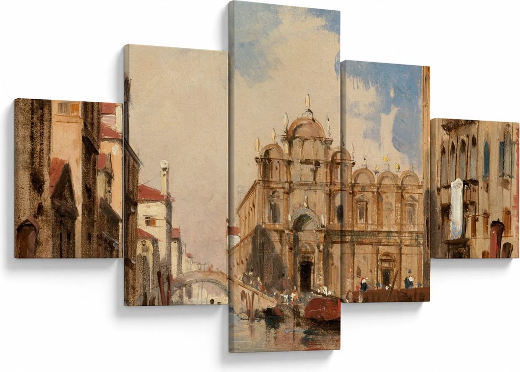 Obraz - Jules-Romain Joyant, The Scuola di San Marco, Venice, reprodukcje (125x70 cm)