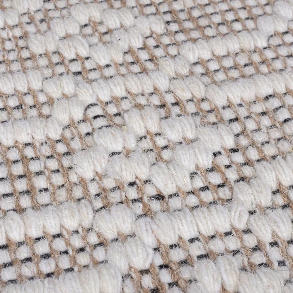 Jasnoszary wełniany dywan tkany ręcznie 80x150 cm Dream – Flair Rugs
