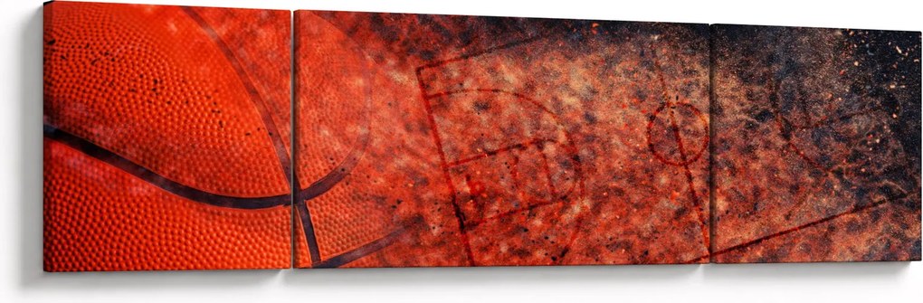 Obraz - Piłka do koszykówki (170x50 cm)