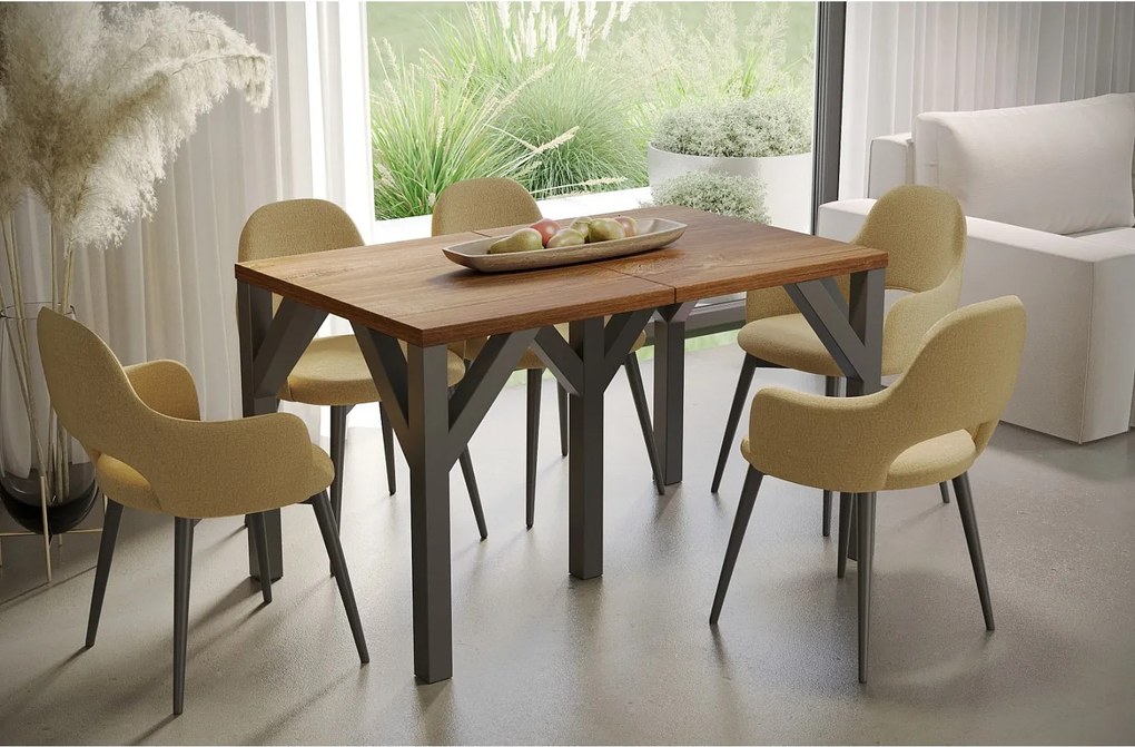 Stół rozkładany DUNAJ 130(240)x90 dąb stirling