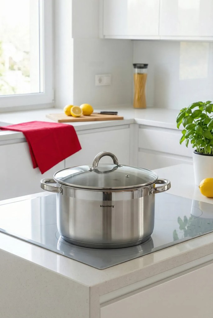 Nowoczesny garnek z wielowarstwowym dnem 14L C7-N12