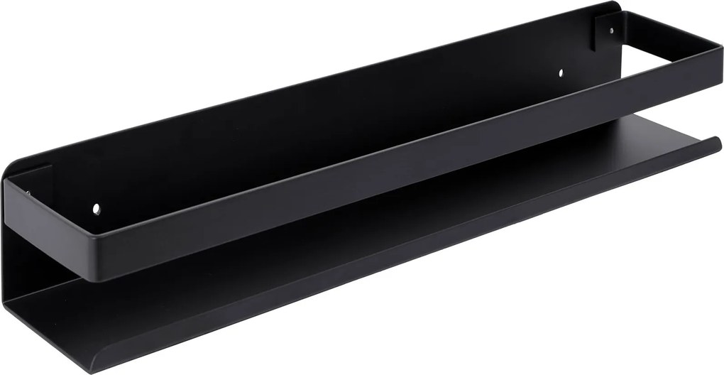 Aluminiowa czarna półka łazienkowa 30 cm K9-Z13