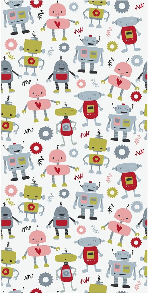 Tapeta - Roboty, czerwone