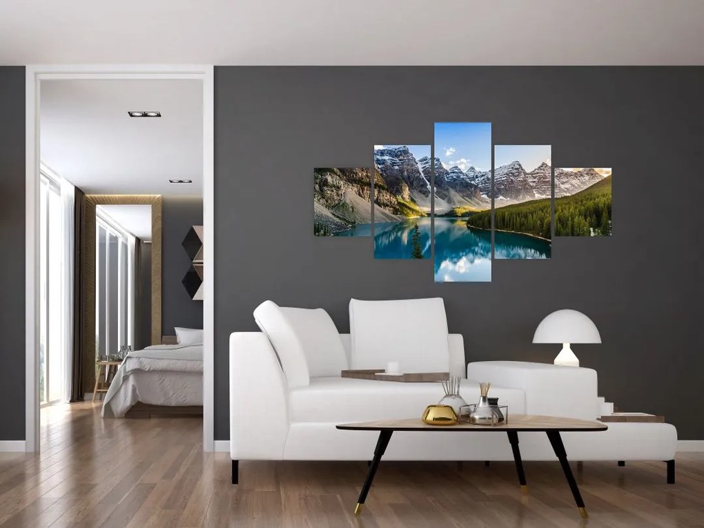 Obraz - Kanada, Park Narodowy Banff, Jezioro Moraine (125x70 cm)