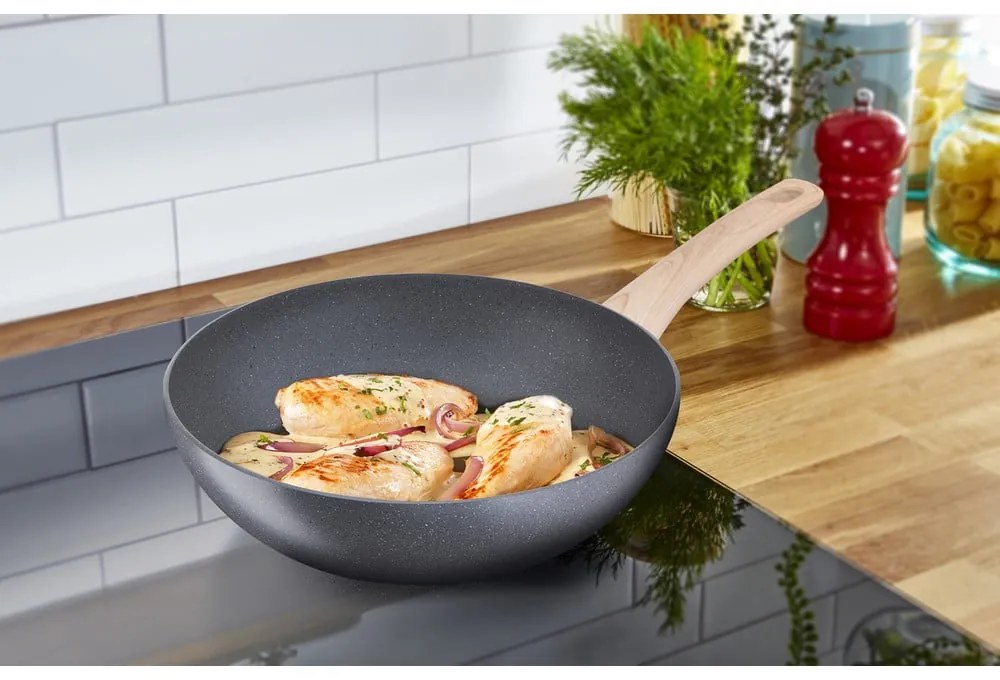 Patelnia wok aluminiowa ø 28 cm Natural Force – Tefal