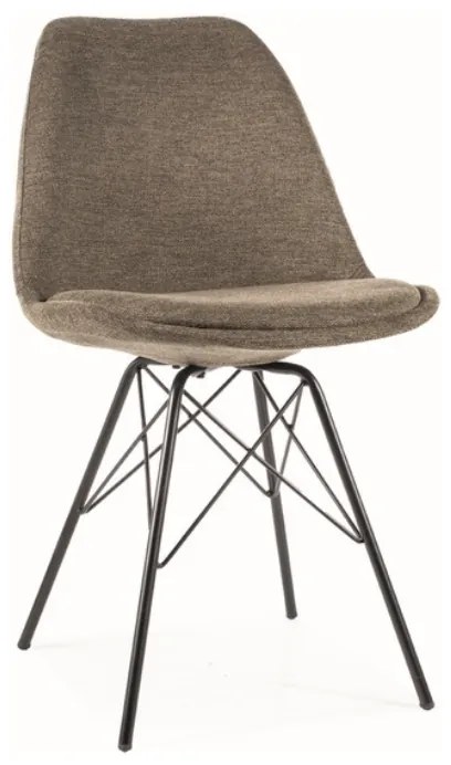 Oliwkowe krzesło do jadalni KEN BREGO