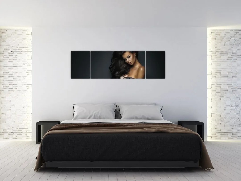 Obraz - Portret uwodzicielskiej kobiety (170x50 cm)