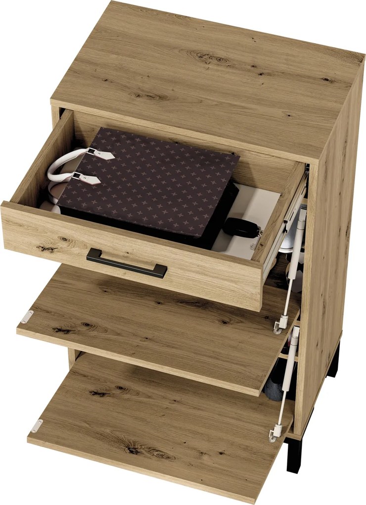 Szafka na buty Nevio 02, dąb artisan
