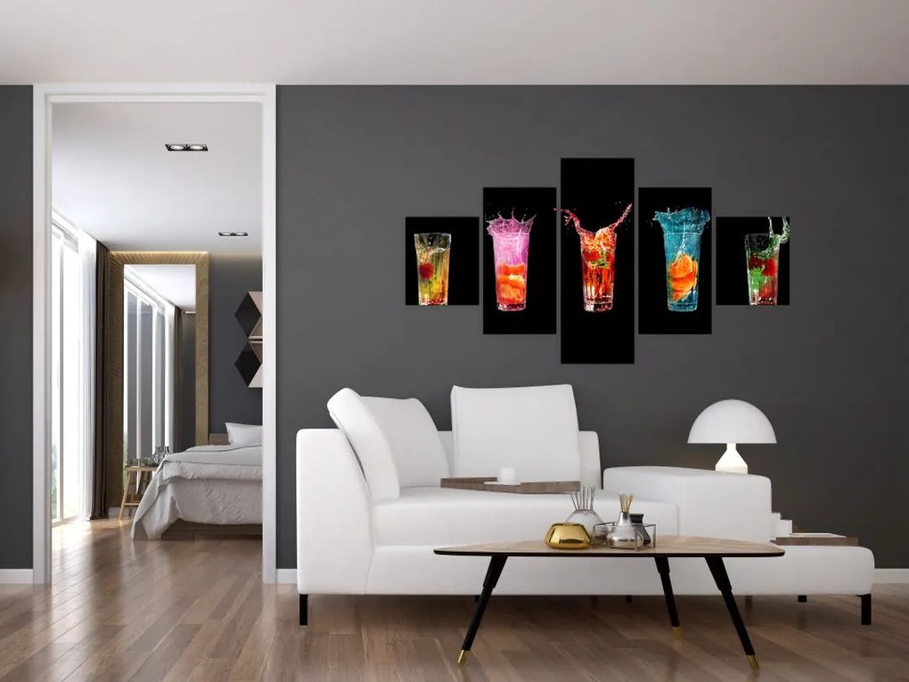 Obraz napojów (125x70 cm)