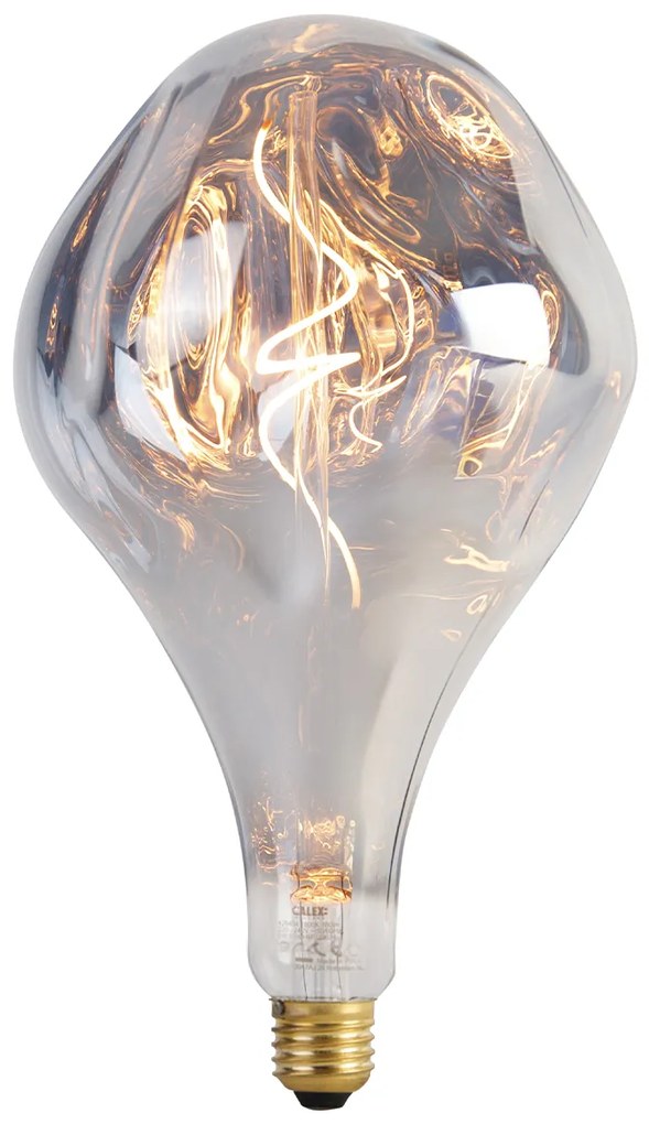 Żarówka LED E27 z możliwością ściemniania A165 srebrna 6W 160lm 1800K
