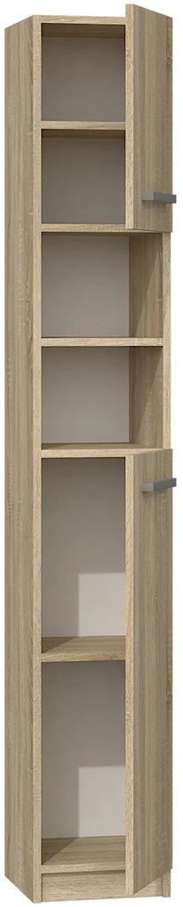 Wąska szafka łazienkowa w kolorze dąb sonoma C7-S01