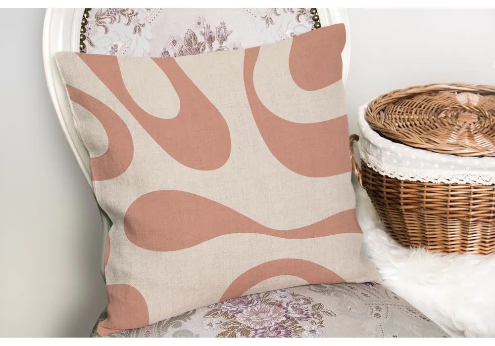 Poszewka na poduszkę 43x43 cm Strawberry Latte – Mila Home