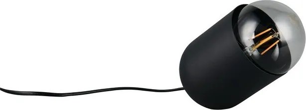 Czarna metalowa lampa stołowa (wysokość 13,5 cm) Nara – Reality