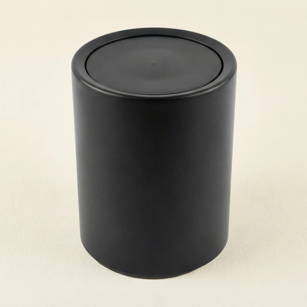 Łazienkowy kosz na śmieci RUND, 6 l