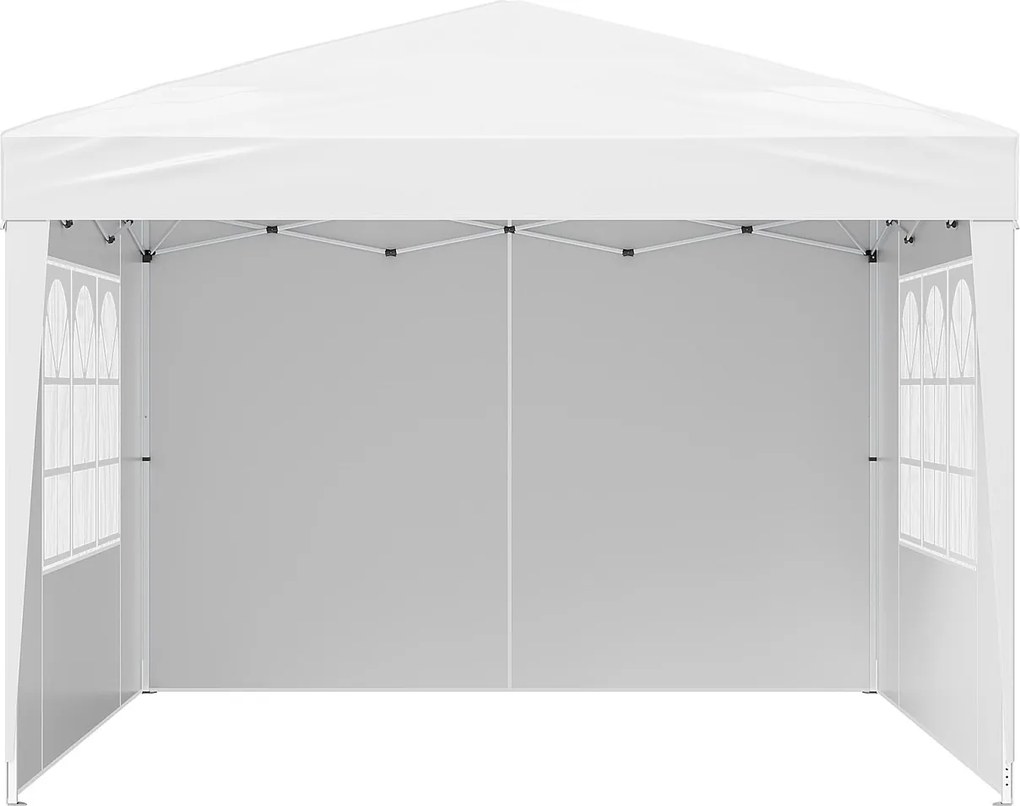 Altana Pop-Up SucceBuy Gazebo Zadaszenie Przeciwsłoneczne, 2,95 x 2,95 m, z Bocznymi Ściankami