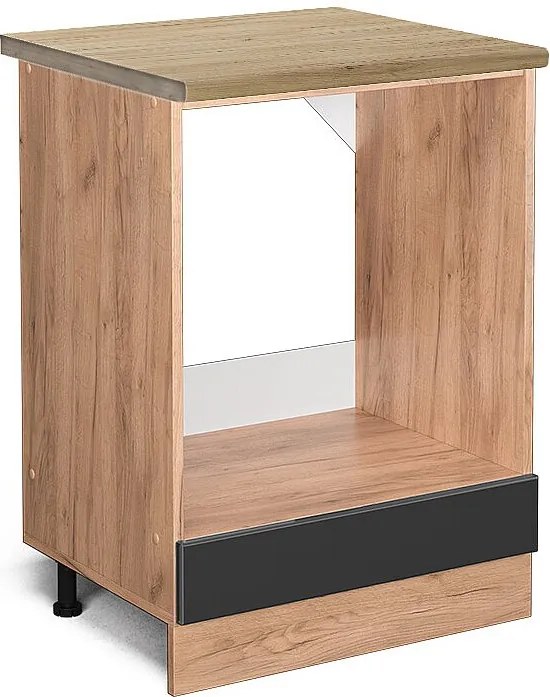 Szafka kuchenna antracyt wysoki połysk 60x60x81.6 r-line