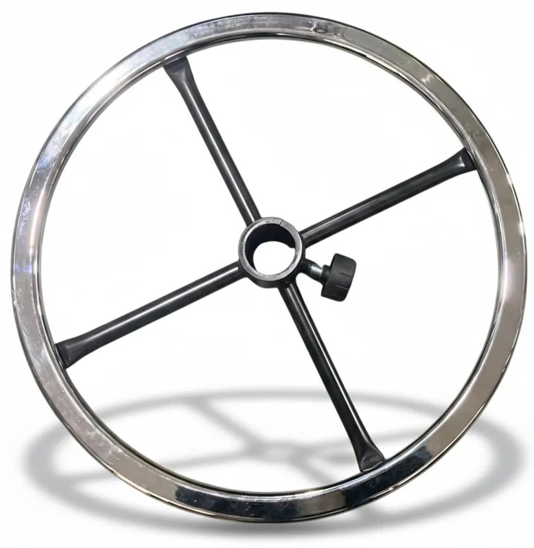 Pierścień podporowy, do krzeseł roboczych, stal chromowana, 450 mm