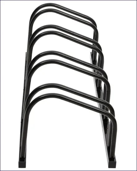 Miejski Stojak Czarny Na 4 Rowery 60 Cm F0-C95