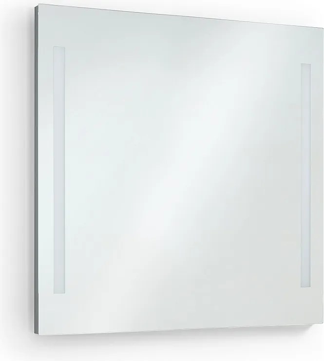 Kinkiet ?azienkowy AFRODITA, nowoczesny i uniwersalny styl - d?. 80 cm - 2x 10W LED SMD - 600 lm i 4K - 180° stopni - IP44 - aluminium i szk?o - chrom