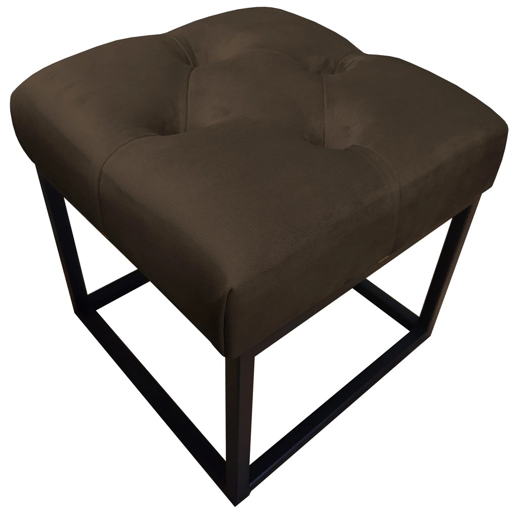 Pufa CHESTERFIELD LOFT ławka podnóżek metal MG05