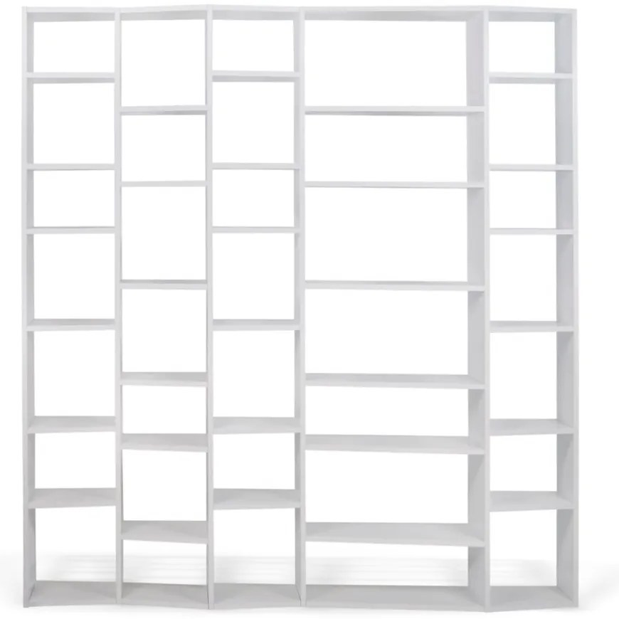 Biały regał 216x224 cm Valsa – TemaHome