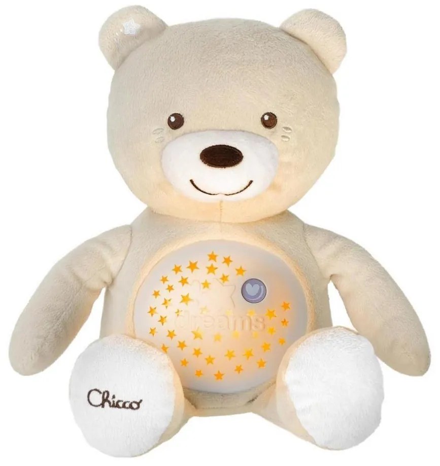 Chicco - Projektor z melodiami BABY BEAR 3xAAA beżowy