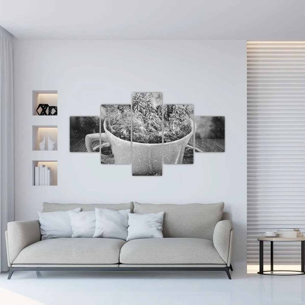 Obraz - Filiżanka natury (125x70 cm)
