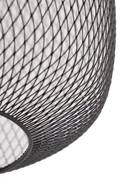 Nowoczesna czarna lampa sufitowa - Bliss Mesh Nowoczesny Oswietlenie wewnetrzne