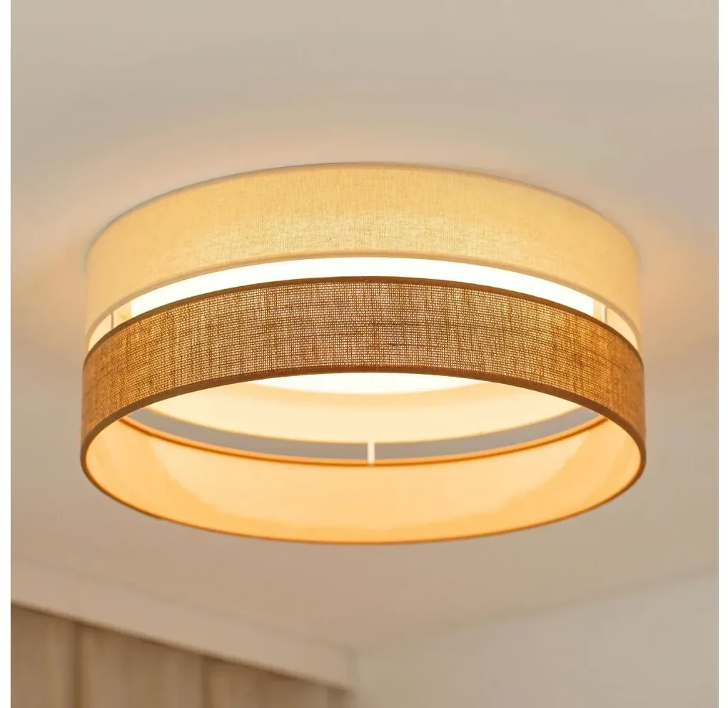 Brilagi - Ściemnialne oświetlenie LED ROYAL YUTE LED/24W/230V beżowe/kremowe + pilot