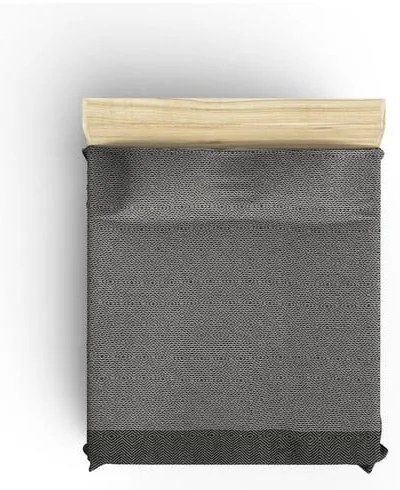 Czarna/beżowa narzuta 170x210 cm Etnik – Mijolnir