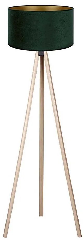 Brilagi - Lampa podłogowa VELVET 1xE27/60W/230V beżowy/zielony