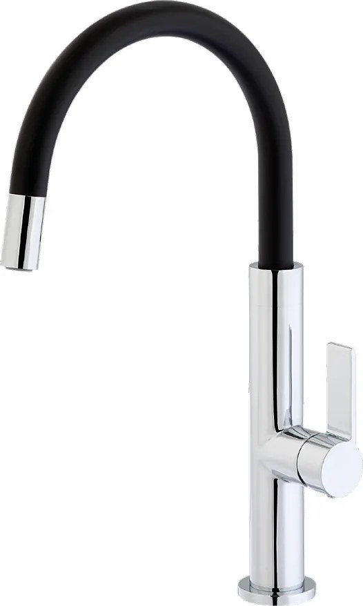 Reflet bateria zlewozmywakowa chromowo-czarna - Essebagno