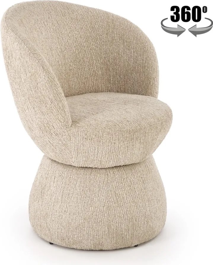 Fotel do jadalni z funkcją obracania K581 Halmar