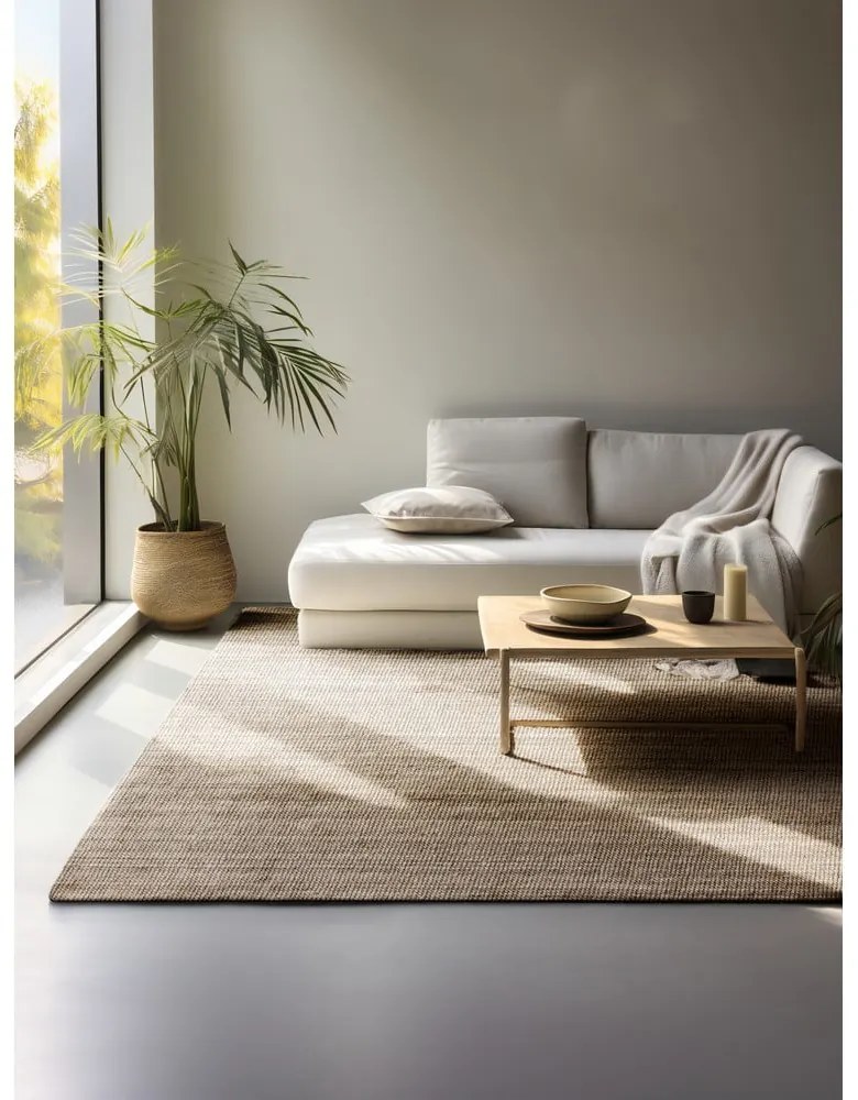 Szarobrązowy dywan z juty 120x170 cm Bouclé – Hanse Home