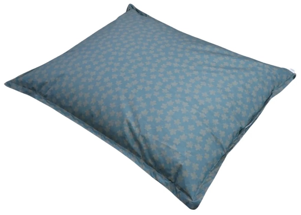 Poduszka do siedzenia na podłogę LAZY BAG 150x125 cm niebieska