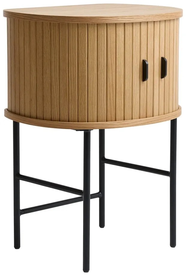 Szafka nocna w naturalnym kolorze Nola – Unique Furniture